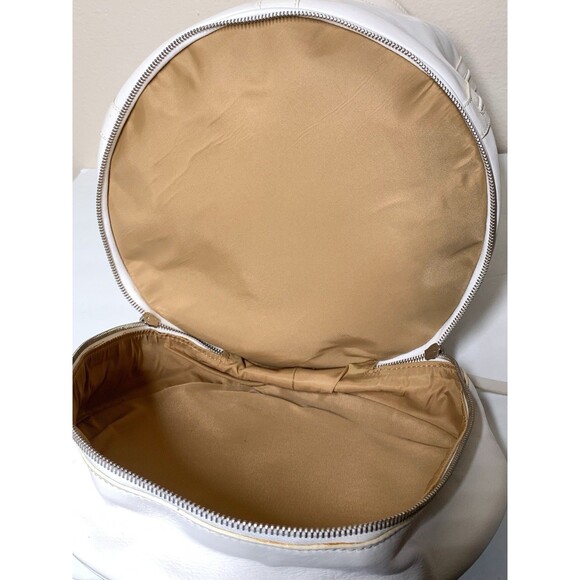 Hogan White Leather Bucket Bag Sling Backpack Large - Picture 12 of 12